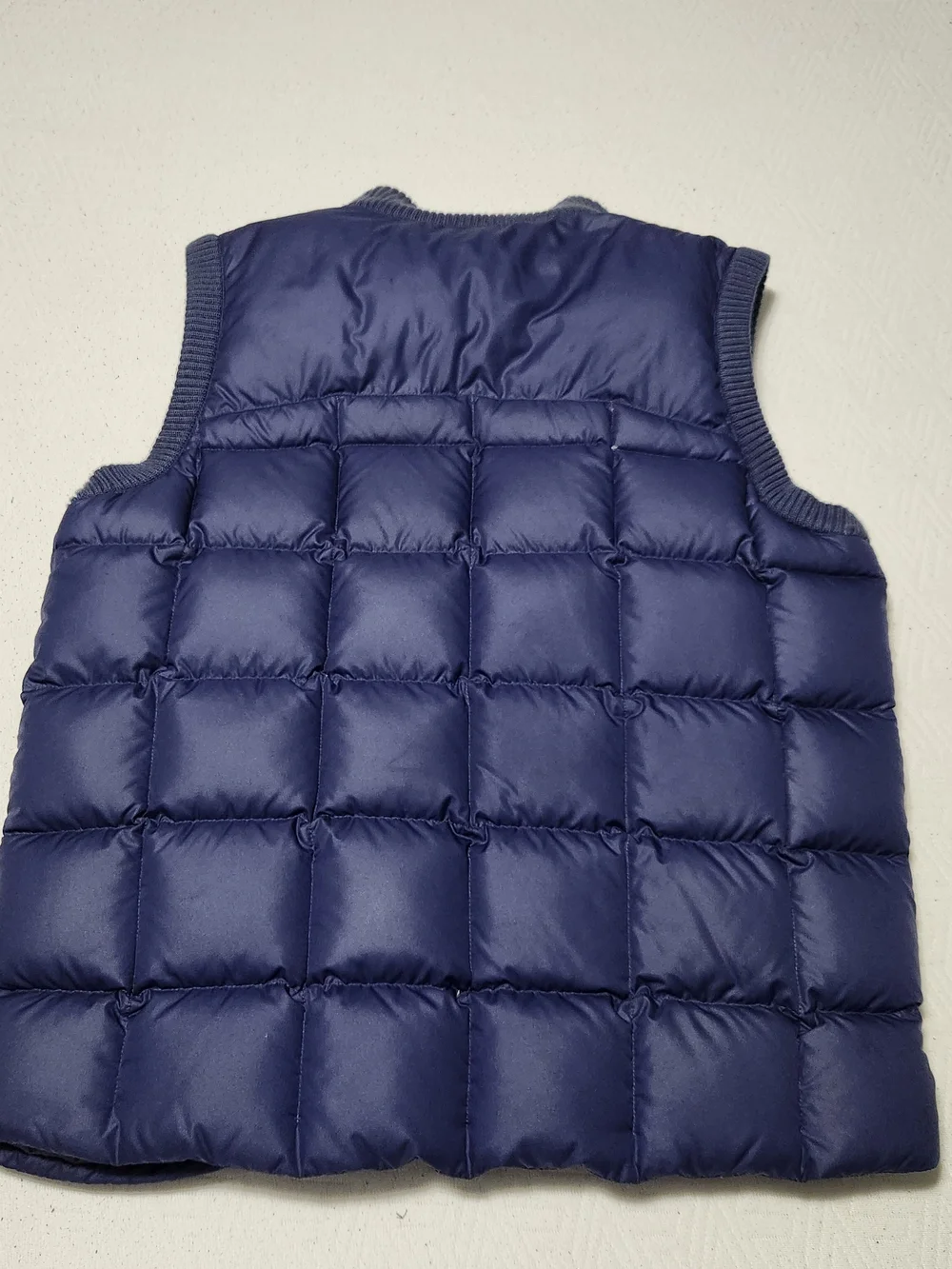Jordan Navy Quilted Puffer Vest with Zip Pockets